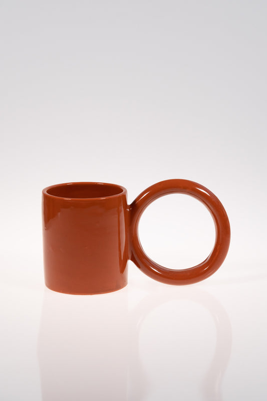 Mug grand O terracotta